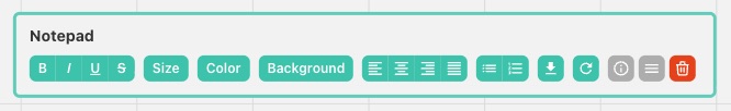 NotepadToolbar